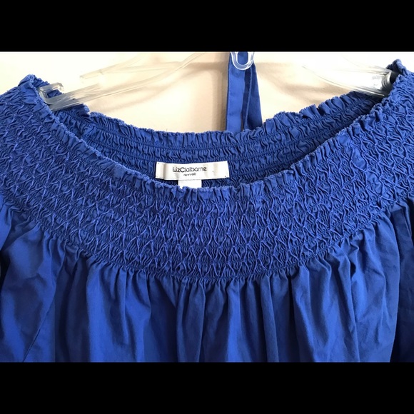 Liz Claiborne cotton/spandex blouse. - Picture 3 of 4